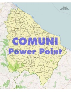 Mappa dei comuni della provincia di Chieti ppt