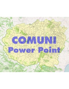 Mappa dei comuni della provincia di Cuneo ppt