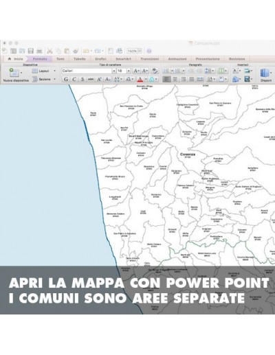 Mappa dei comuni della provincia di Cosenza ppt