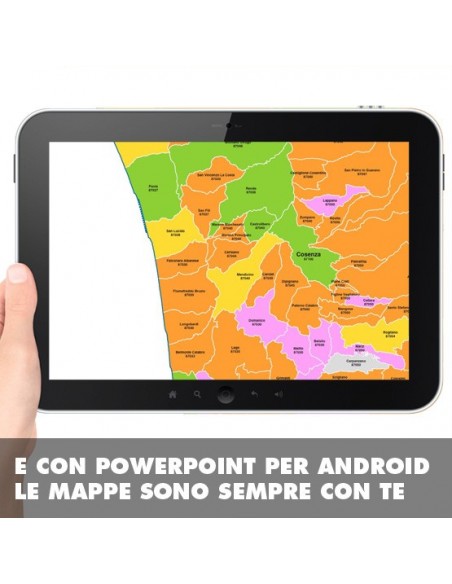 Mappa dei comuni della provincia di Cosenza ppt