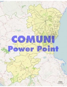 Mappa dei comuni della provincia di Catania ppt
