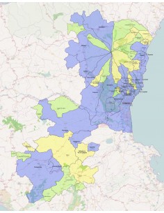 Mappa dei comuni della provincia di Catania ppt 2