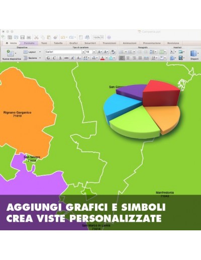 Mappa dei comuni della provincia di Foggia ppt