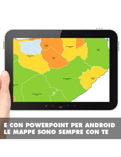Mappa dei comuni della provincia di Foggia ppt