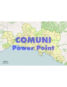 Mappa dei comuni della provincia di Genova ppt