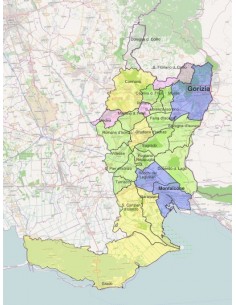 Mappa dei comuni della provincia di Gorizia ppt 2