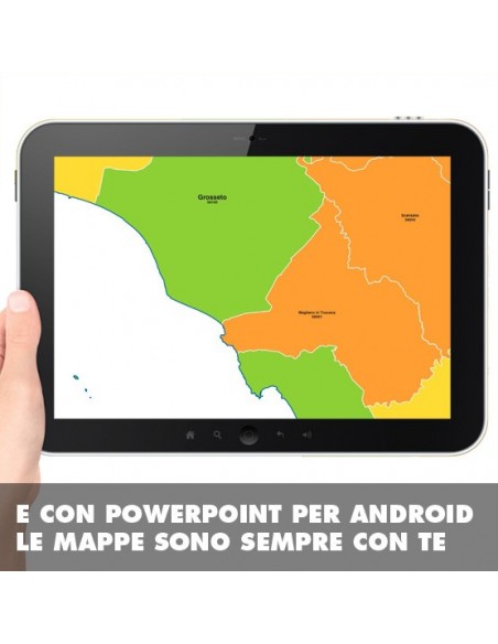 Mappa dei comuni della provincia di Grosseto ppt