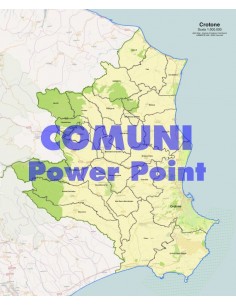 Mappa dei comuni della provincia di Crotone ppt