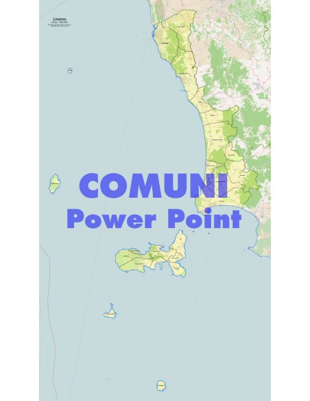 Mappa dei comuni della provincia di Livorno ppt