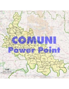 Mappa dei comuni della provincia di Lodi ppt
