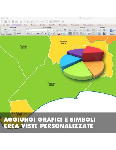 Mappa dei comuni della provincia di Latina ppt
