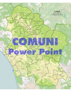 Mappa dei comuni della provincia di Lucca ppt