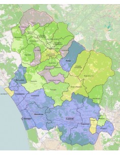 Mappa dei comuni della provincia di Lucca ppt 2
