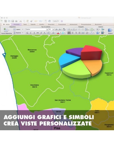 Mappa dei comuni della provincia di Lucca ppt