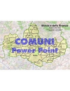 Mappa dei comuni della provincia di Monza e Brianza ppt
