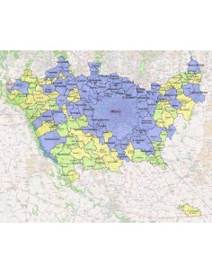 Mappa dei comuni della provincia di Milano ppt 2