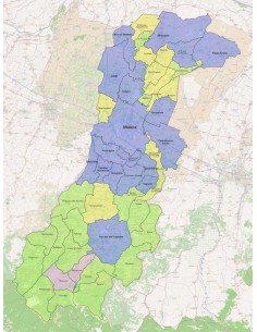 Mappa dei comuni della provincia di Modena ppt 2