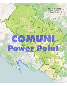 Mappa dei comuni della provincia di Massa-Carrara ppt