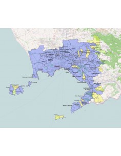 Mappa dei comuni della provincia di Napoli ppt 2