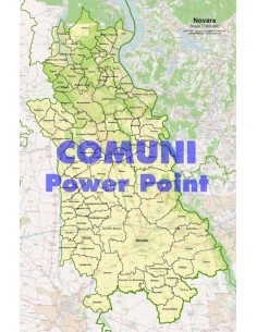 Mappa dei comuni della provincia di Novara ppt