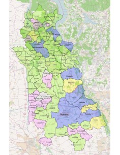 Mappa dei comuni della provincia di Novara ppt 2