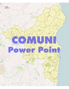 Mappa dei comuni della provincia di Nuoro ppt
