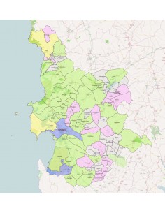 Mappa dei comuni della provincia di Oristano ppt 2