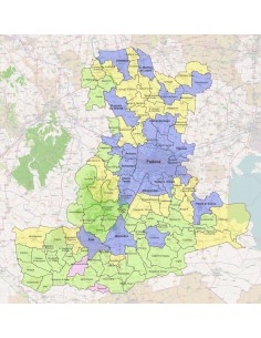 Mappa dei comuni della provincia di Padova ppt 2