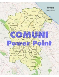 Mappa dei comuni della provincia di Pescara ppt