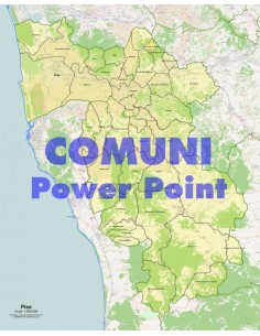 Mappa dei comuni della provincia di Pisa ppt