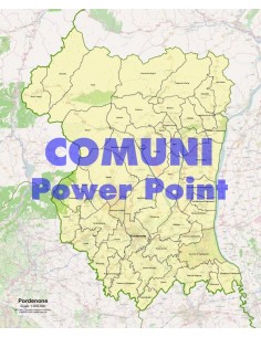 Mappa dei comuni della provincia di Pordenone ppt