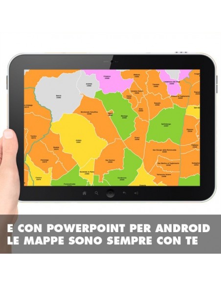 Mappa dei comuni della provincia di Pordenone ppt