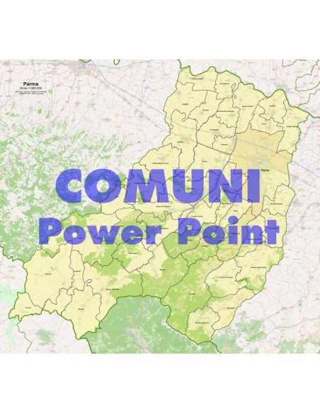 Mappa dei comuni della provincia di Parma ppt