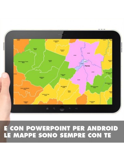 Mappa dei comuni della provincia di Parma ppt