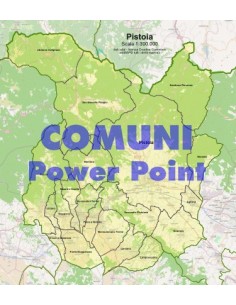 Mappa dei comuni della provincia di Pistoia ppt