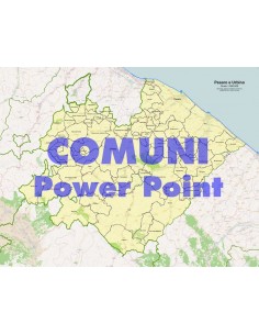 Mappa dei comuni della provincia di Pesaro Urbino ppt