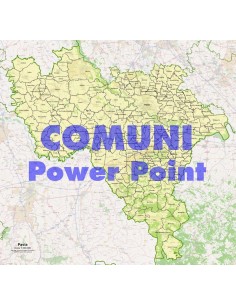 Mappa dei comuni della provincia di Pavia ppt