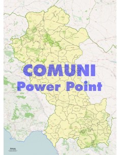 Mappa dei comuni della provincia di Potenza ppt