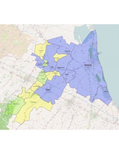 Mappa dei comuni della provincia di Ravenna ppt 2