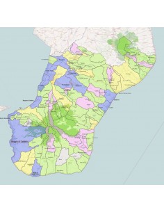 Mappa dei comuni della provincia di Reggio Calabria ppt 2