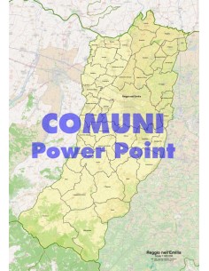 Mappa dei comuni della provincia di Reggio Emilia ppt