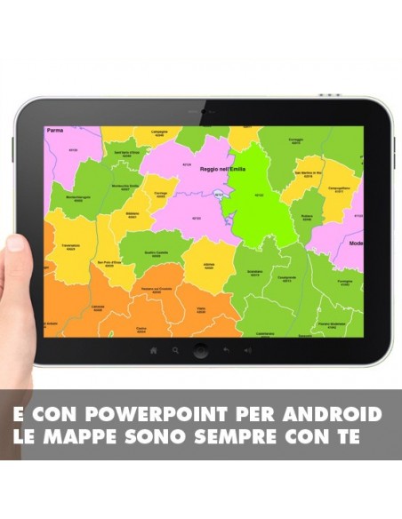 Mappa dei comuni della provincia di Reggio Emilia ppt