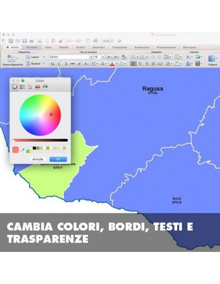 Mappa dei comuni della provincia di Ragusa ppt