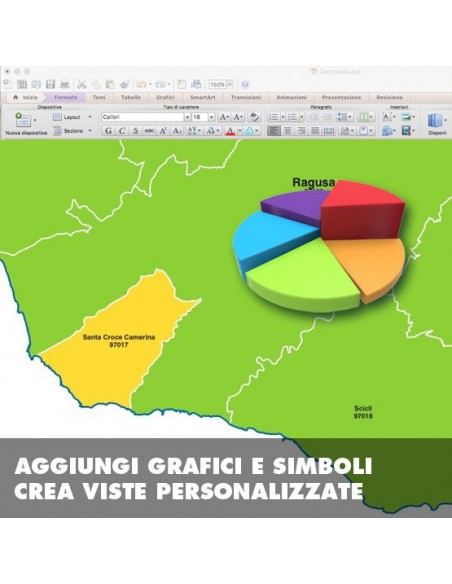 Mappa dei comuni della provincia di Ragusa ppt