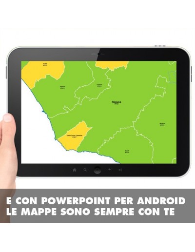Mappa dei comuni della provincia di Ragusa ppt