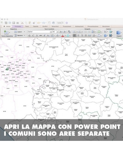 Mappa dei comuni della provincia di Roma ppt