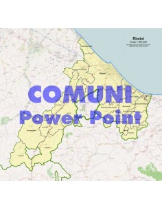 Mappa dei comuni della provincia di Rimini ppt