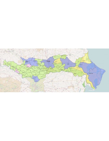 Mappa dei comuni della provincia di Rovigo ppt