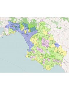 Mappa dei comuni della provincia di Salerno ppt 2