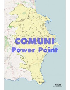 Mappa dei comuni della provincia di Siracusa ppt